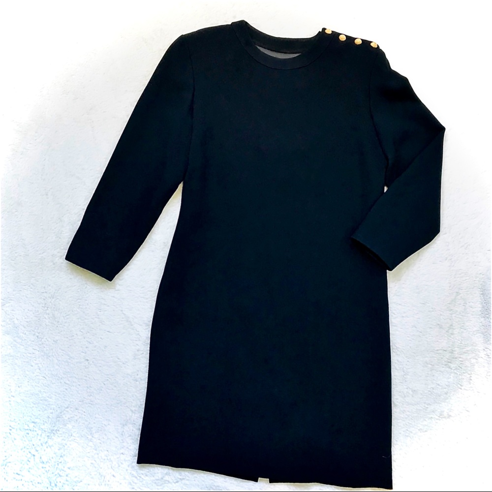 Rouie Vintage Long Sleeve Shift Dress Women Size 8